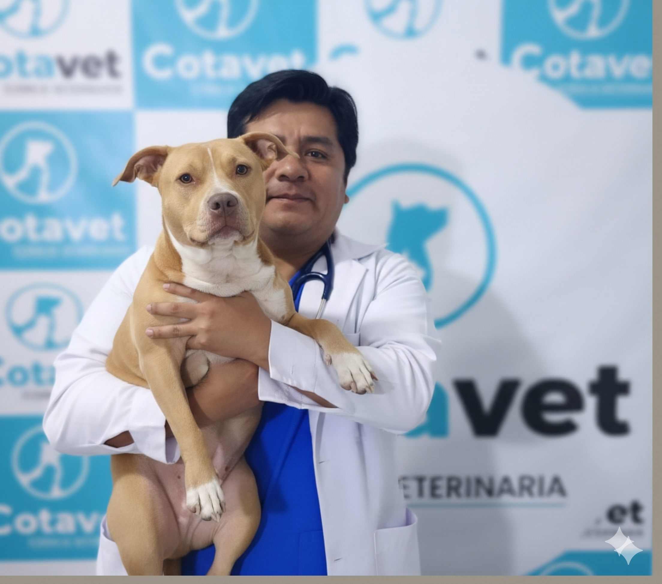 Equipo de médicos veterinarios de Cotavet atendiendo mascotas en San Juan de Miraflores